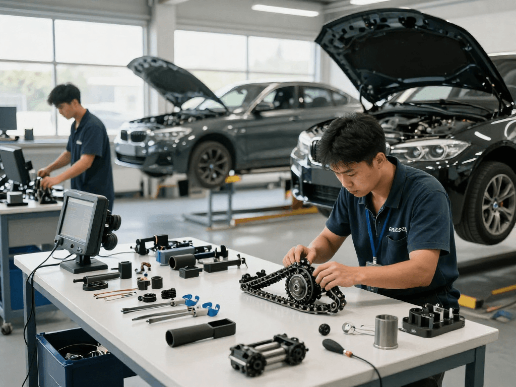 Professionelle Werkstatt für BMW Steuerkette wechseln mit erfahrenen Technikern.