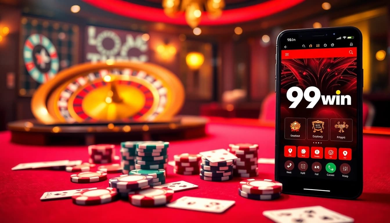 Experience the thrill of 99win casino with vibrant gaming tables and dynamic online interface.