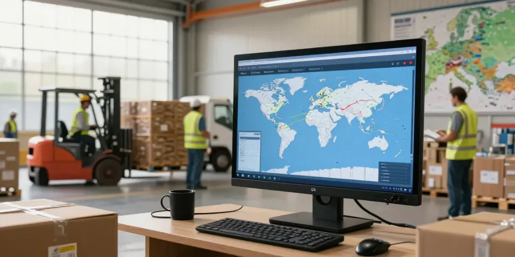 Spedition in Düsseldorf – effiziente Logistik und internationale Transporte in einem modernen Lager