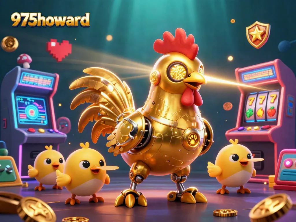 Engage with thrilling arcade gaming at 975howard, featuring dynamic characters and vibrant casino elements.